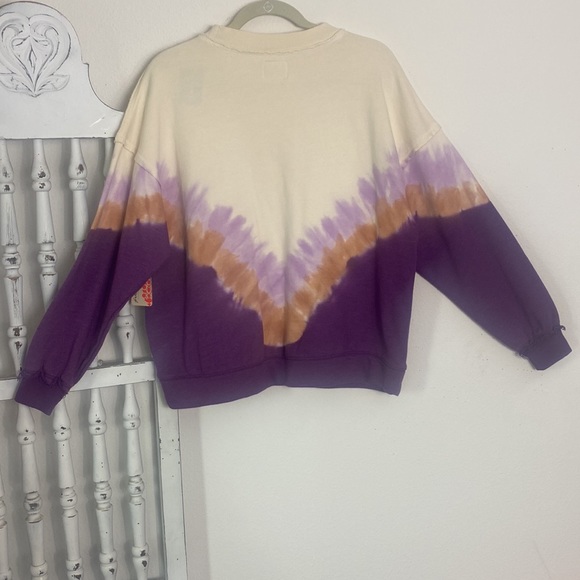 Free People FP Movement Ombre Tie-Dye Metti Crew Sweatshirt - Picture 11 of 16